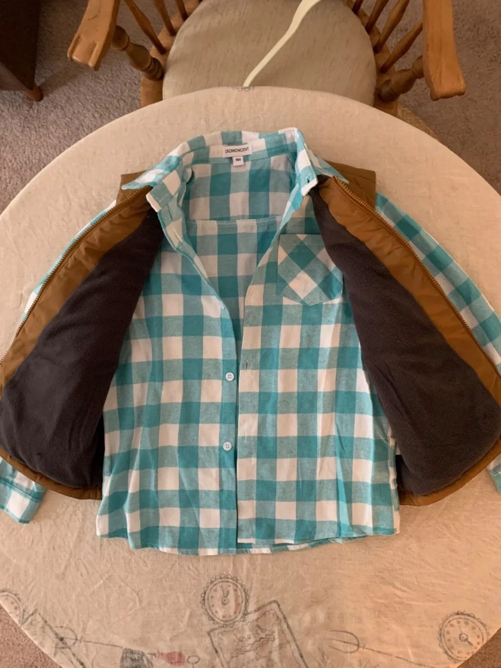 Old Navy Kids Quilted Puffer Vest Brown NWT Size L 10-12 Zip Front